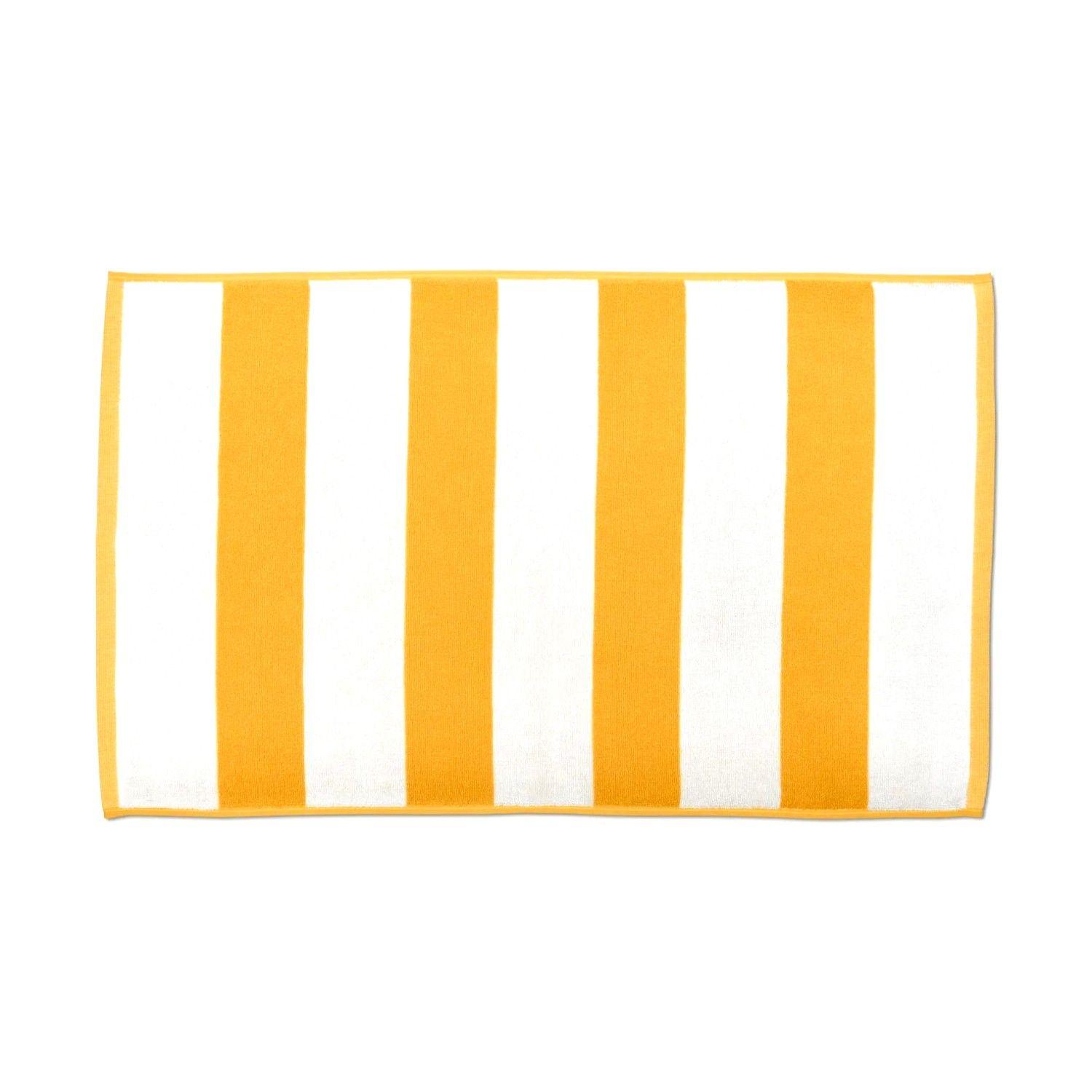 Alfombra de Ducha Rayas Amarillo-Blanco Tchibo-1