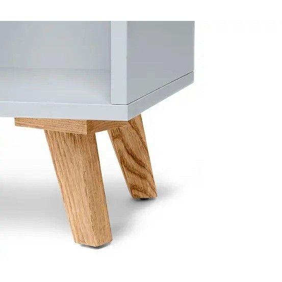 Módulo De Estantería Abierto Madera Gris-3