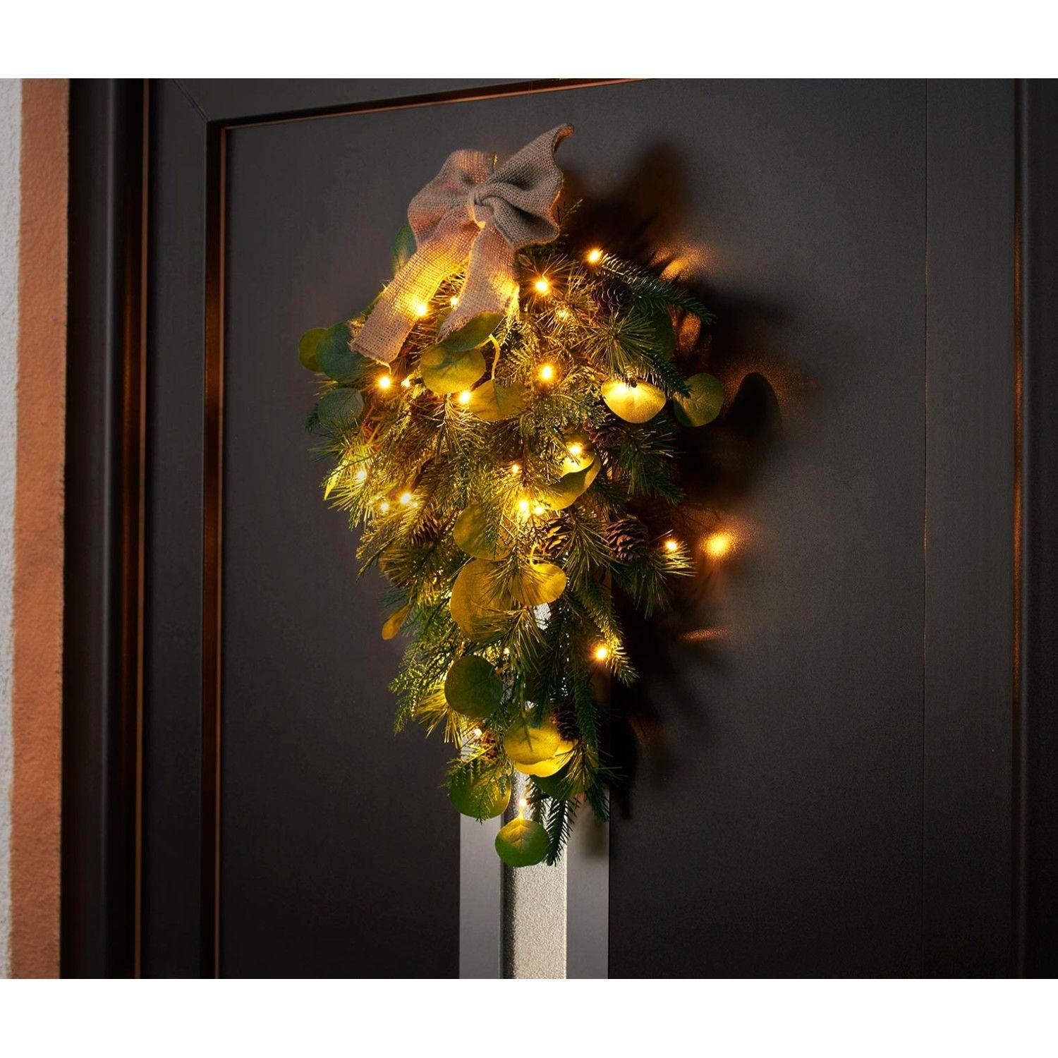 Decoración LED Para Puertas Navidad Tchibo-0