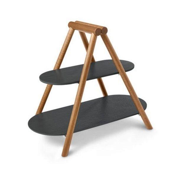 Estantería Mesa Madera Pizarra 2 Niveles -0