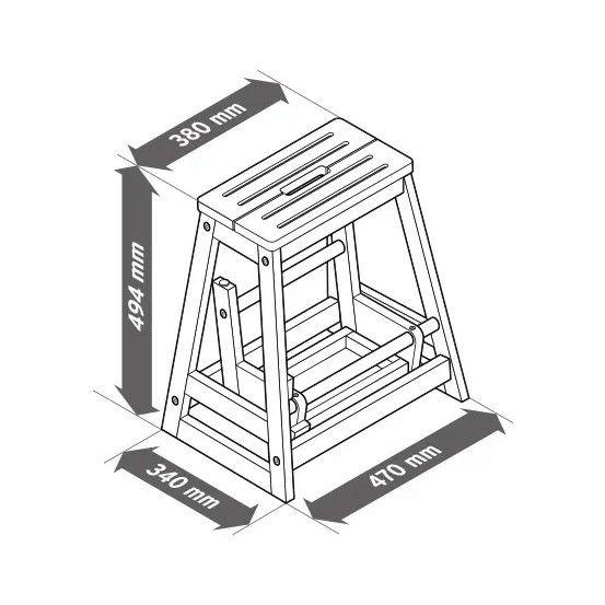 Piso Plegable De Madera Eucalipto Tchibo-5