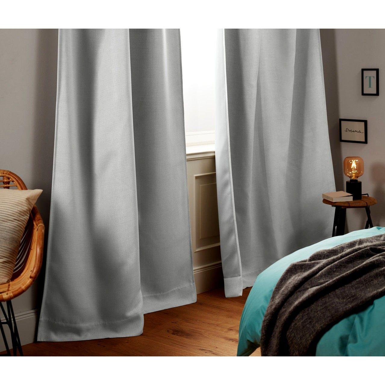 Cortinas Blackout (2) Gris Tchibo-2
