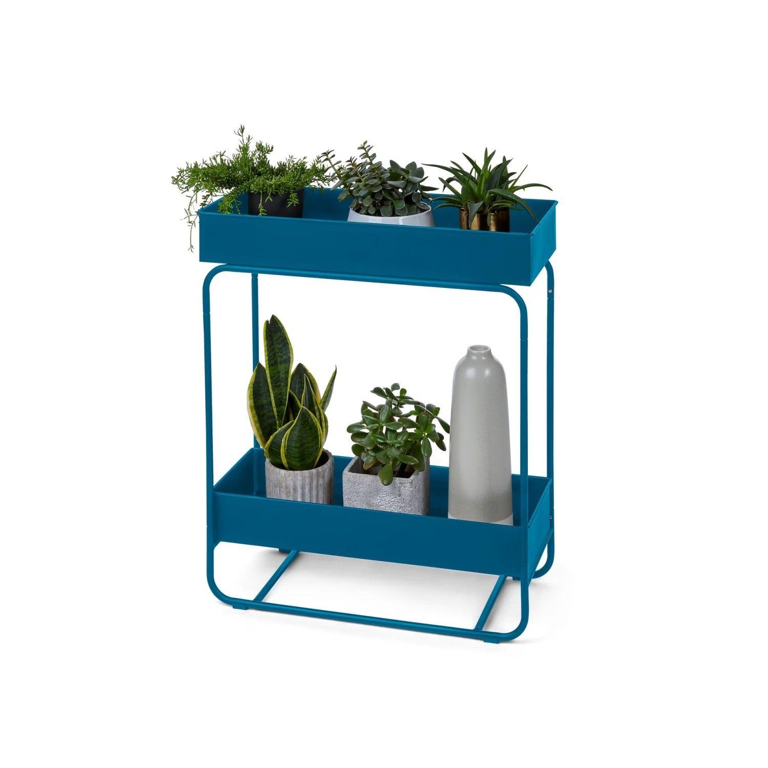 Estantería Para Plantas 2 Niveles Metal Tchibo-2