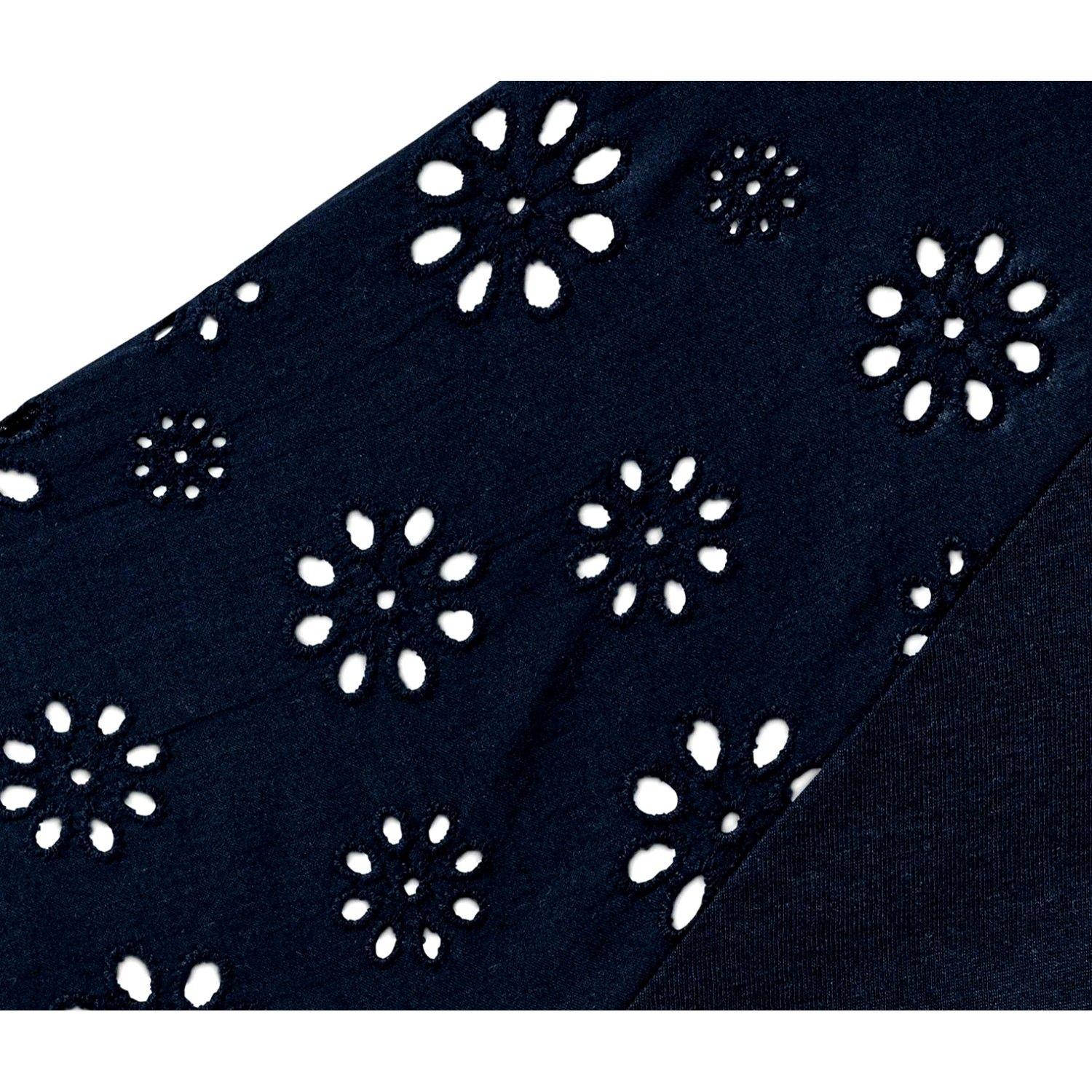 Blusa Con Bordado Azul Mujer Tchibo-2