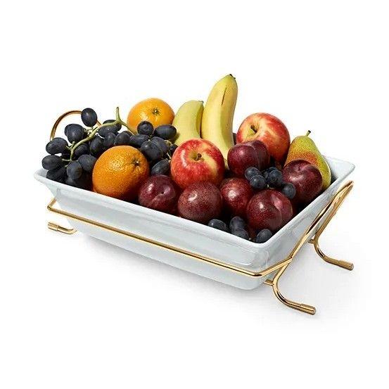 Fuente Porcelana Con Base Para Horno Tchibo-2