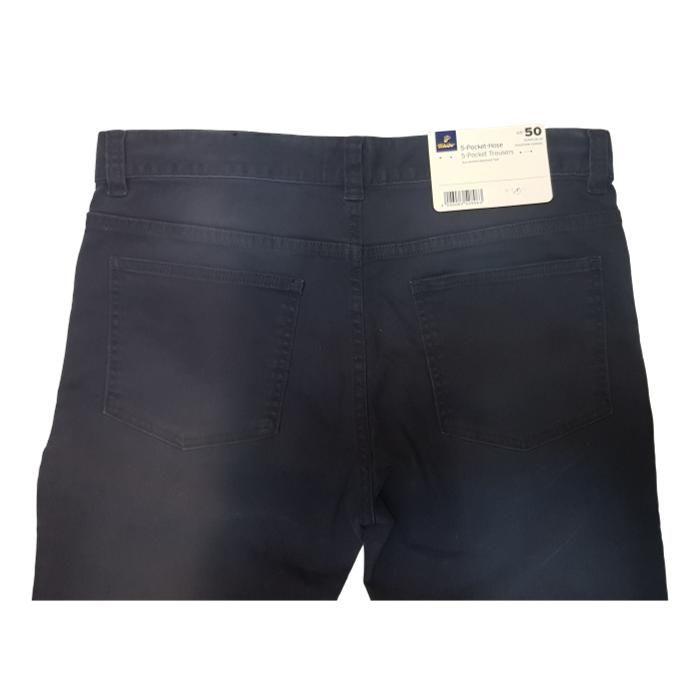 Pantalones Hombre Azul 5 Bolsillos -3