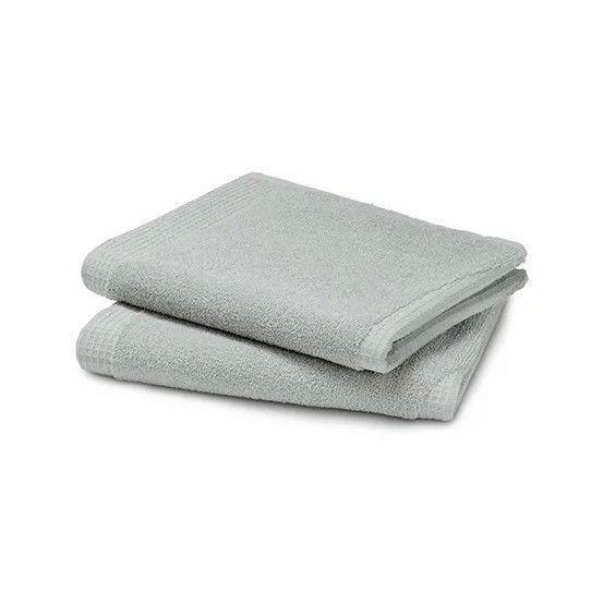 Toallas De Rizo Set de 2 Gris-0