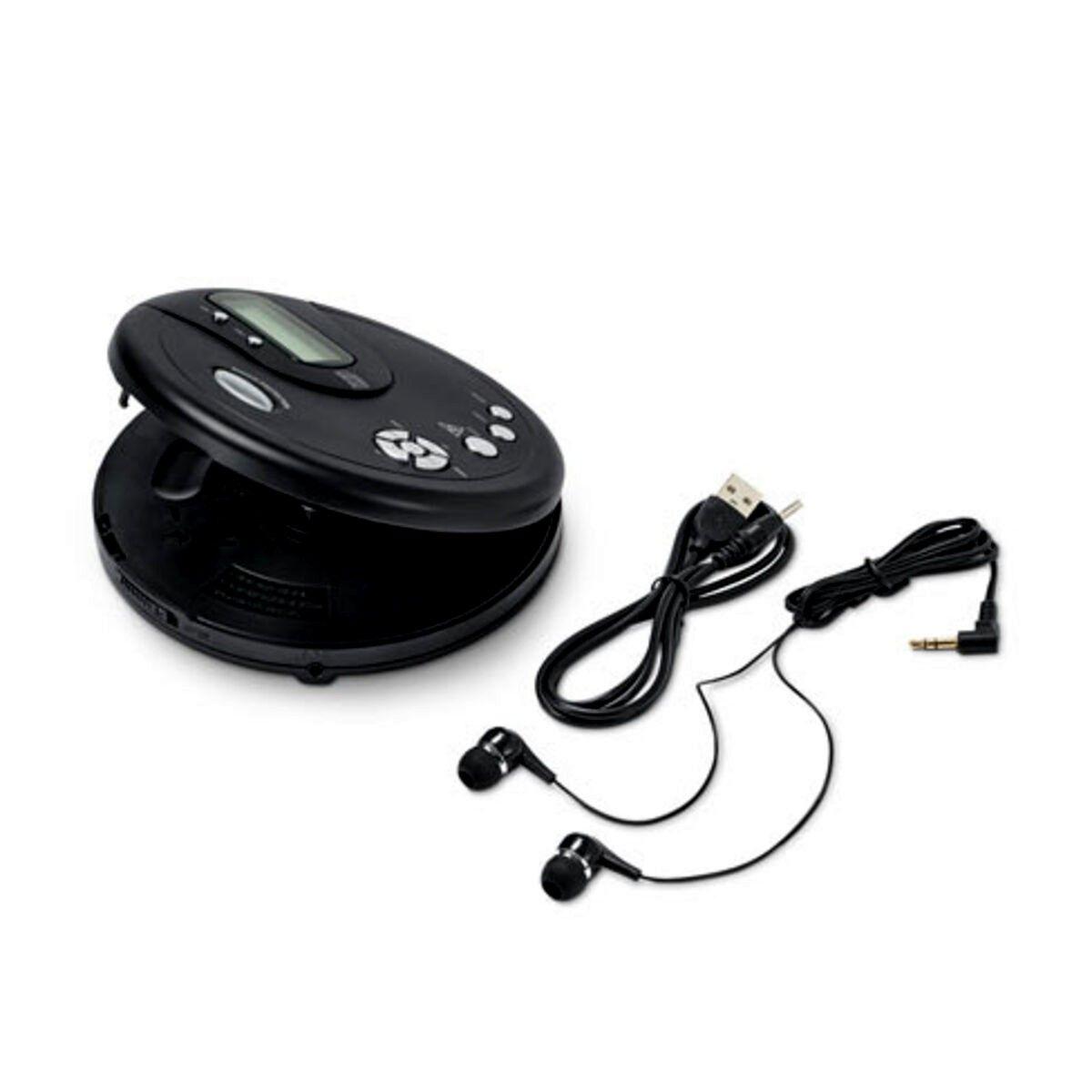 Reproductor De CD Portátil Negro Tchibo-0