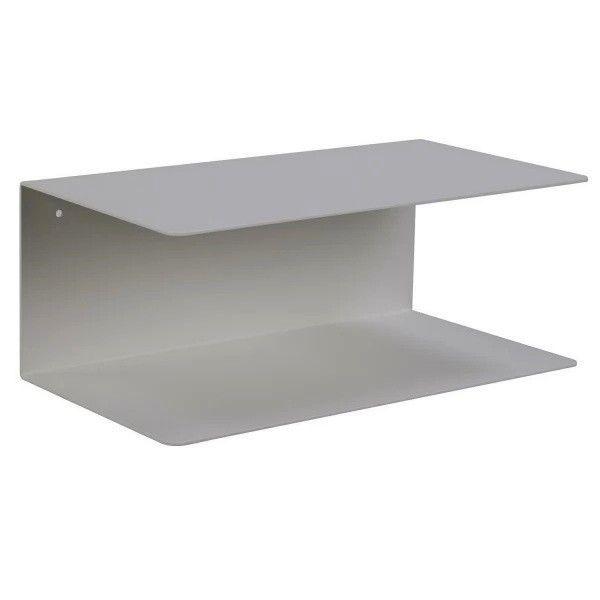 Repisas De Pared Minimalista Metal Blanco Tchibo-1