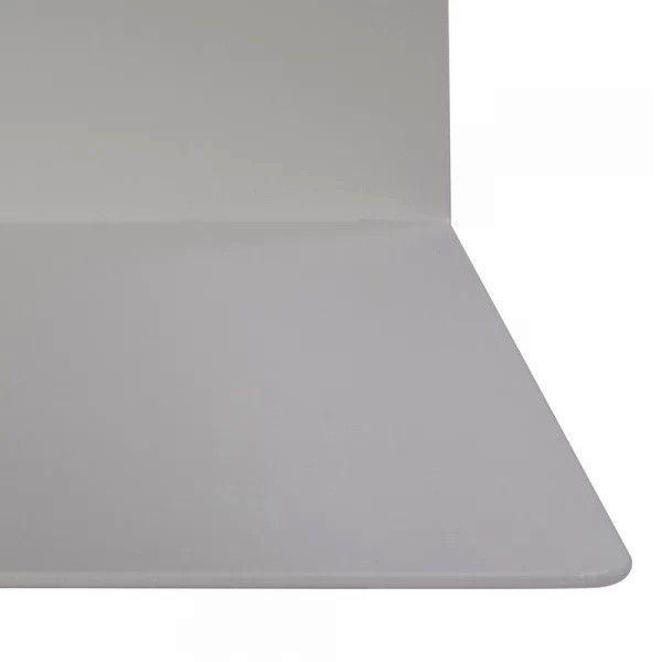 Repisas De Pared Minimalista Metal Blanco Tchibo-5