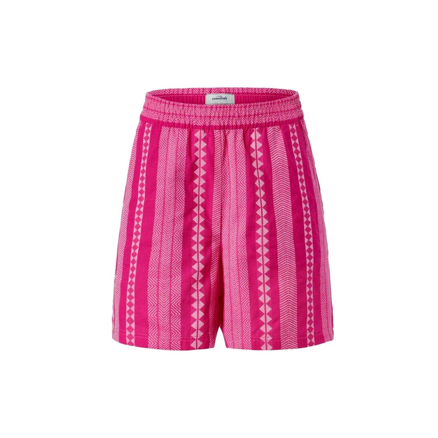 Short Tejido Mujer Estampados Rosa Tchibo-0