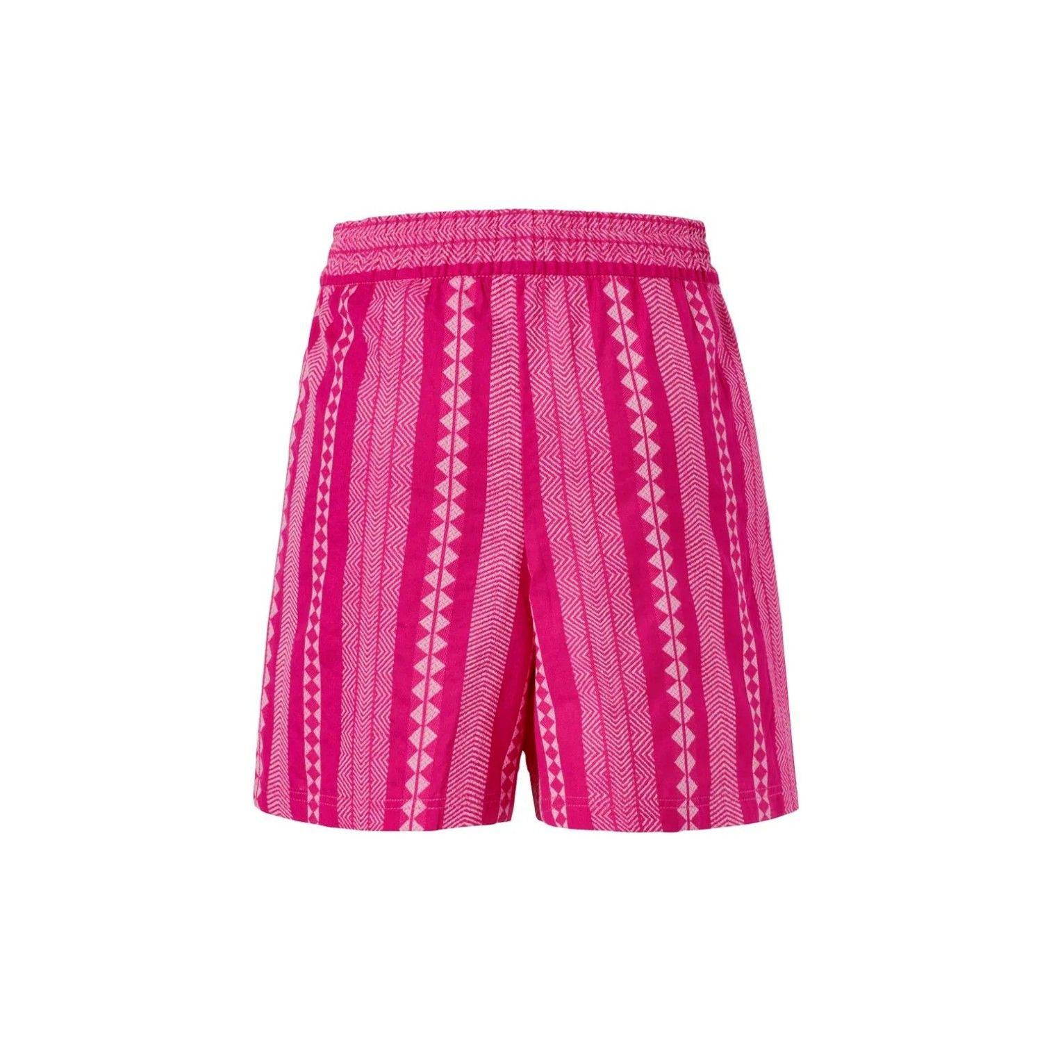 Short Tejido Mujer Estampados Rosa Tchibo-1