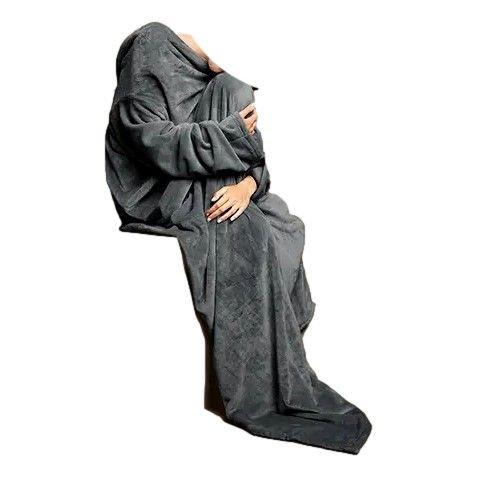 Manta De Peluche Con Mangas Integradas-1