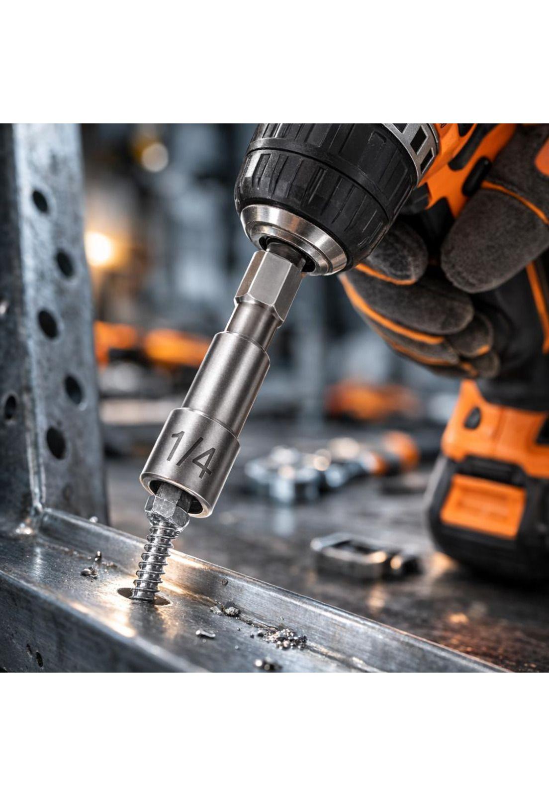 Set De 5 Dados Magne Hexagonales 1/4 Truper Expert Pude-9025-2