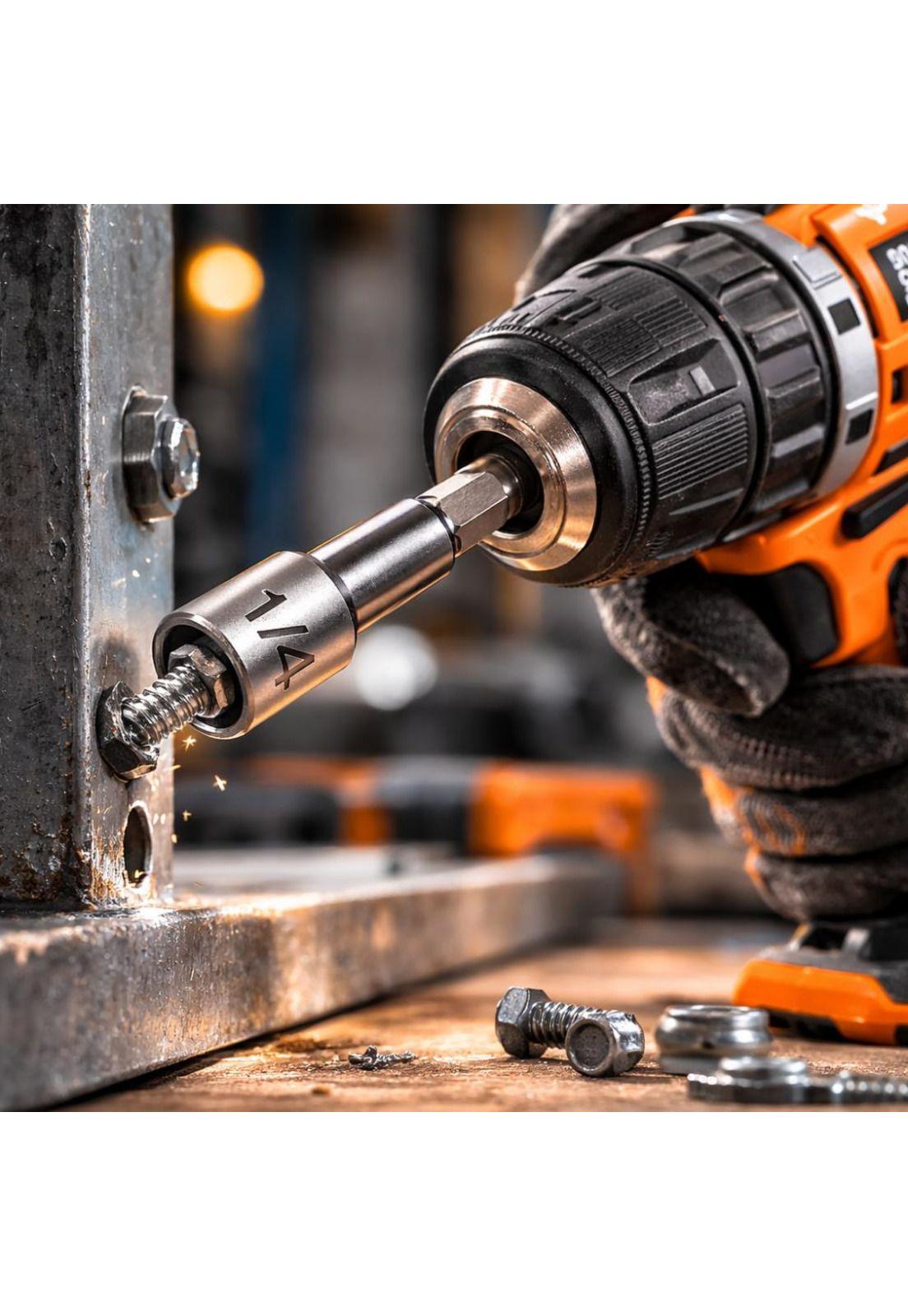 Set De 5 Dados Magne Hexagonales 1/4 Truper Expert Pude-9025-4