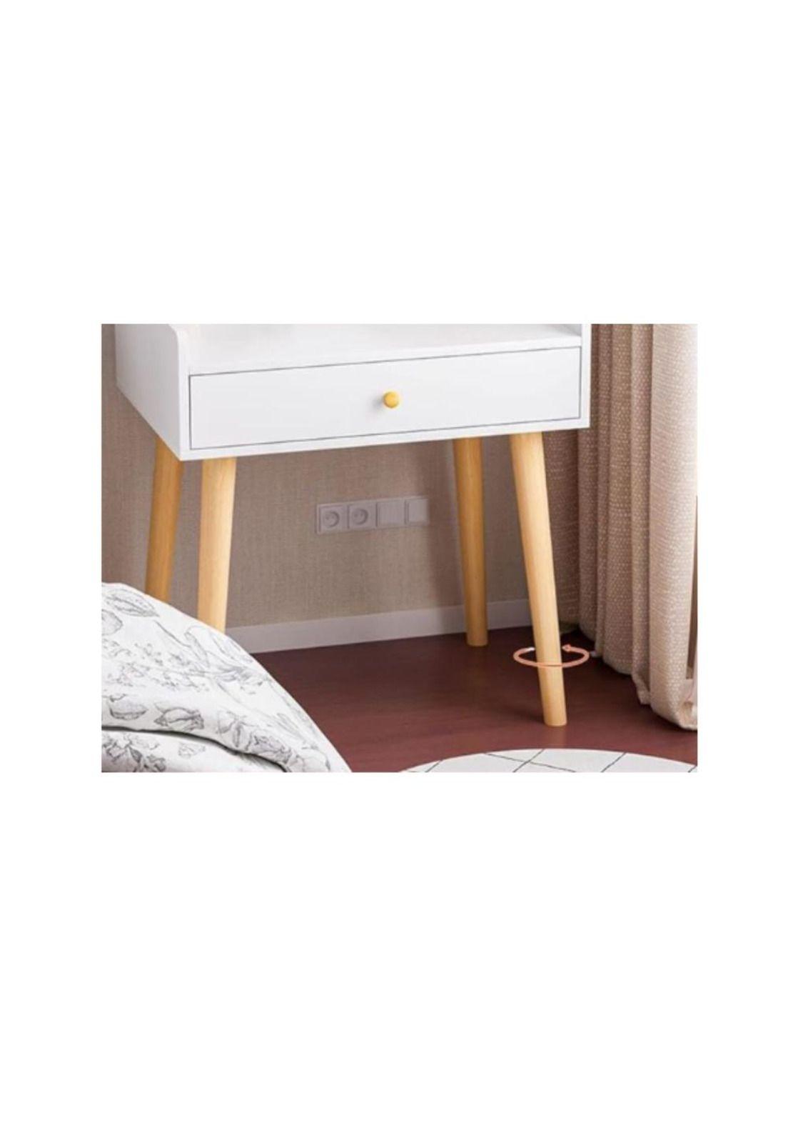 Tocador Pequeño para Dormitorio con Espejo y Cajón 120x40x50-4