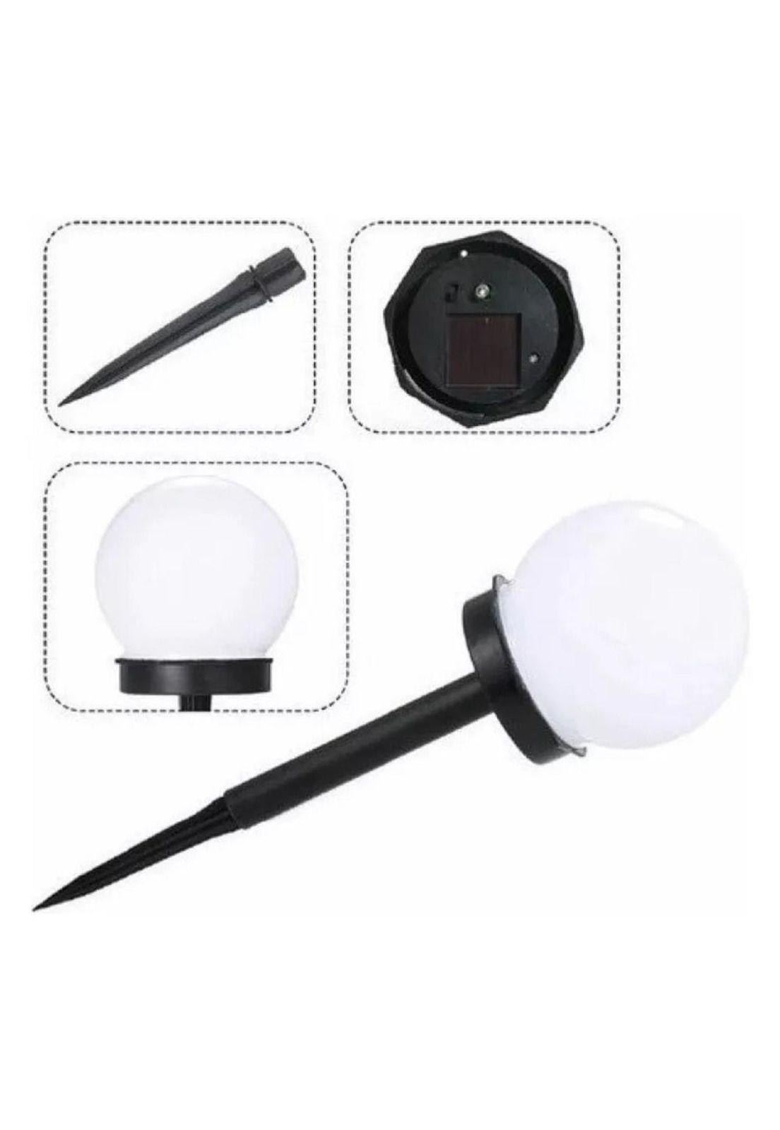 Pack 3 Foco Led Solar Lamparas Luz Solar Jardin Exterior-6