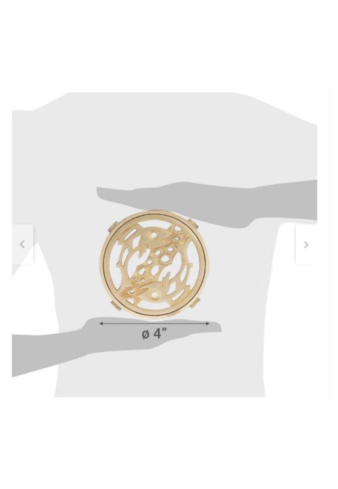 Rejilla Pileta Redonda 110mm Bronce ACERO INOXIDABLE POLI-2