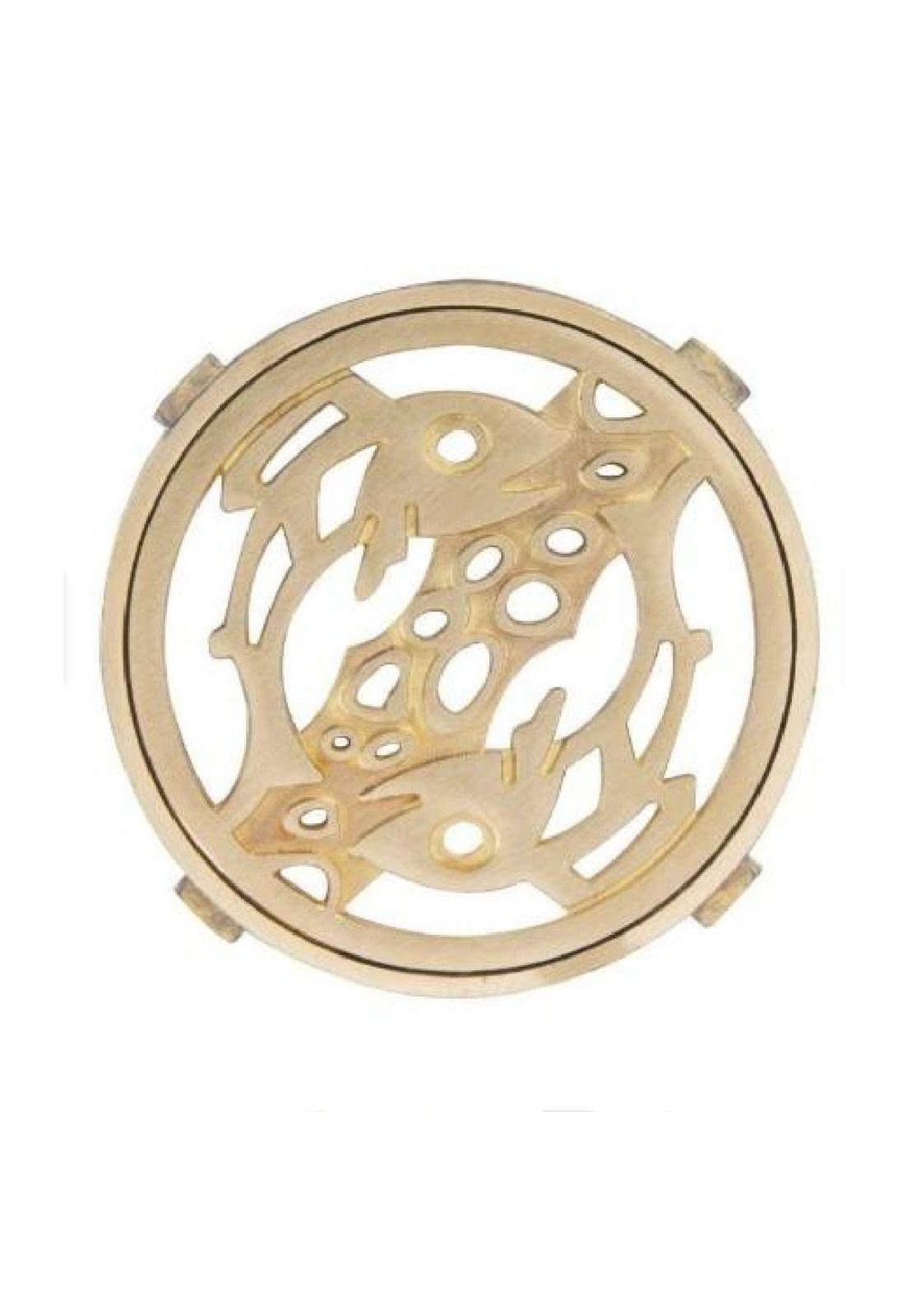 Rejilla Pileta Redonda 110mm Bronce ACERO INOXIDABLE POLI-0