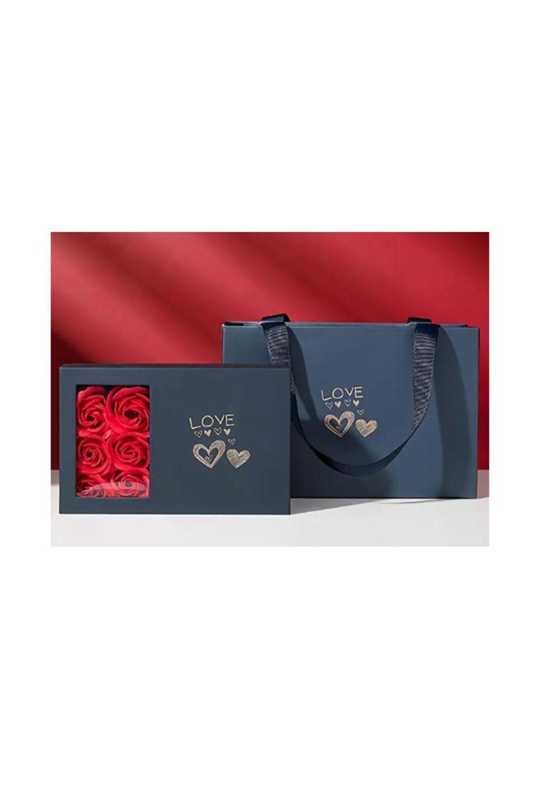 Caja Joyería de Flores Eternas y Collar Love Mujer Amor-5