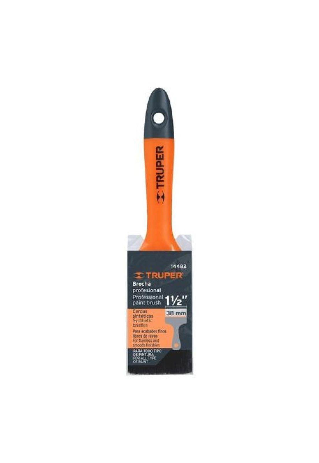 Brocha Profesional Uso General Truper 1 1/2 38.1mm-2