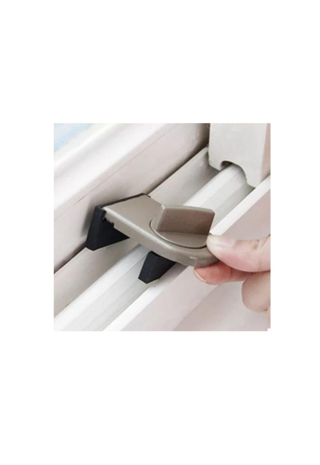 Pack 6 Seguros Traba Ventana Corredera Ajuste Manual Para Niños-4
