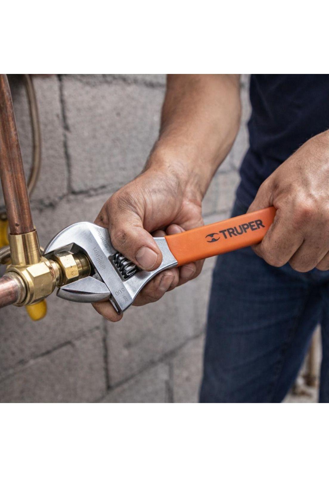 Llave Francesa Ajustable 10 Truper Pet-10x-6