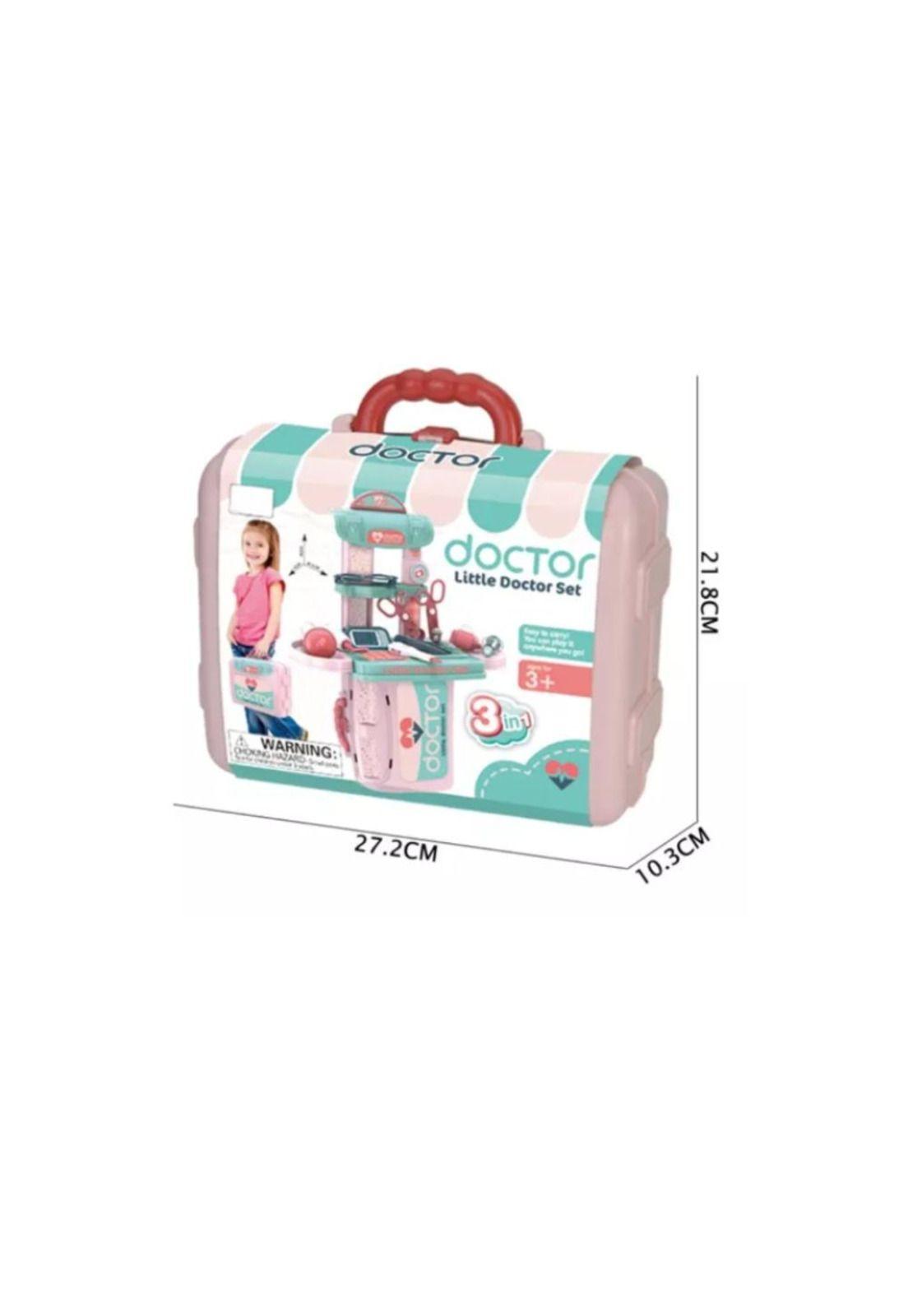 Maletín de Juguete Little Doctor 3 En 1 con Accesorios Niños-6