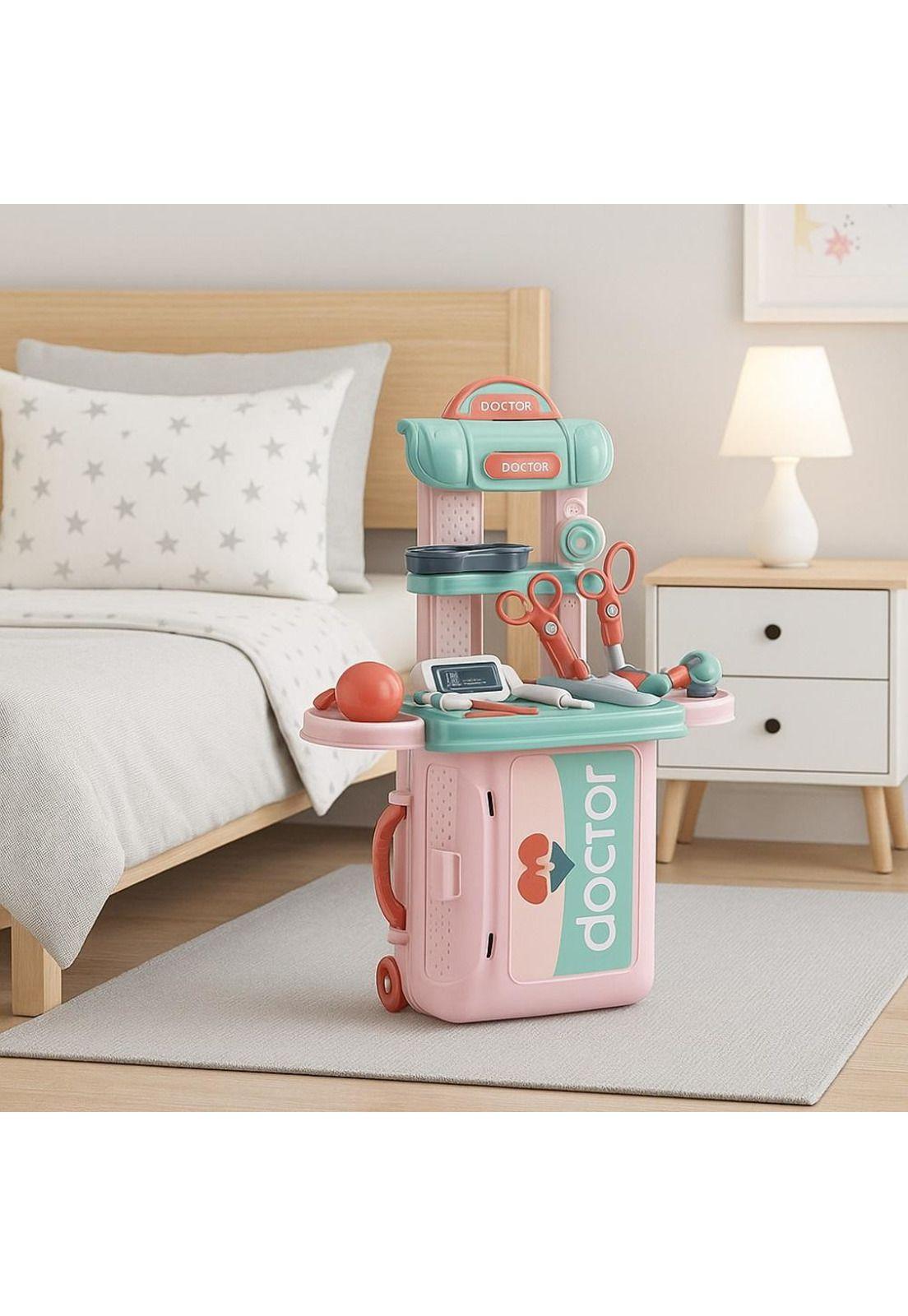 Maletín de Juguete Little Doctor 3 En 1 con Accesorios Niños-2