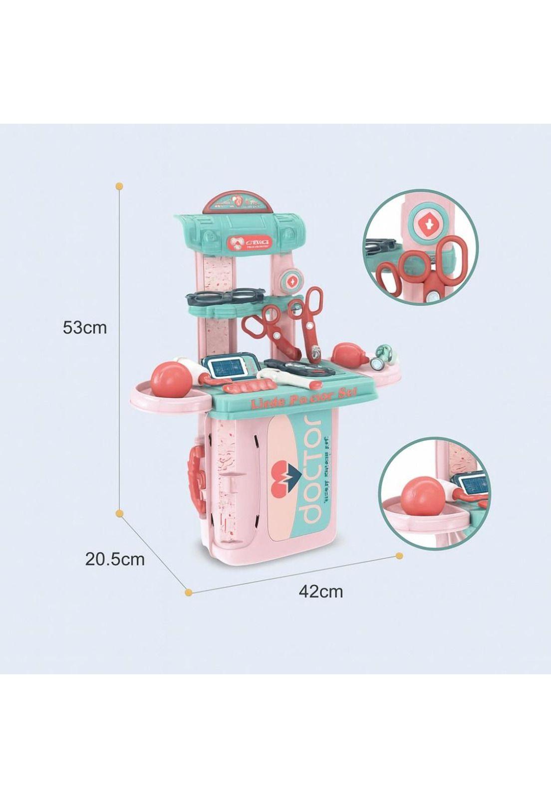 Maletín de Juguete Little Doctor 3 En 1 con Accesorios Niños-5
