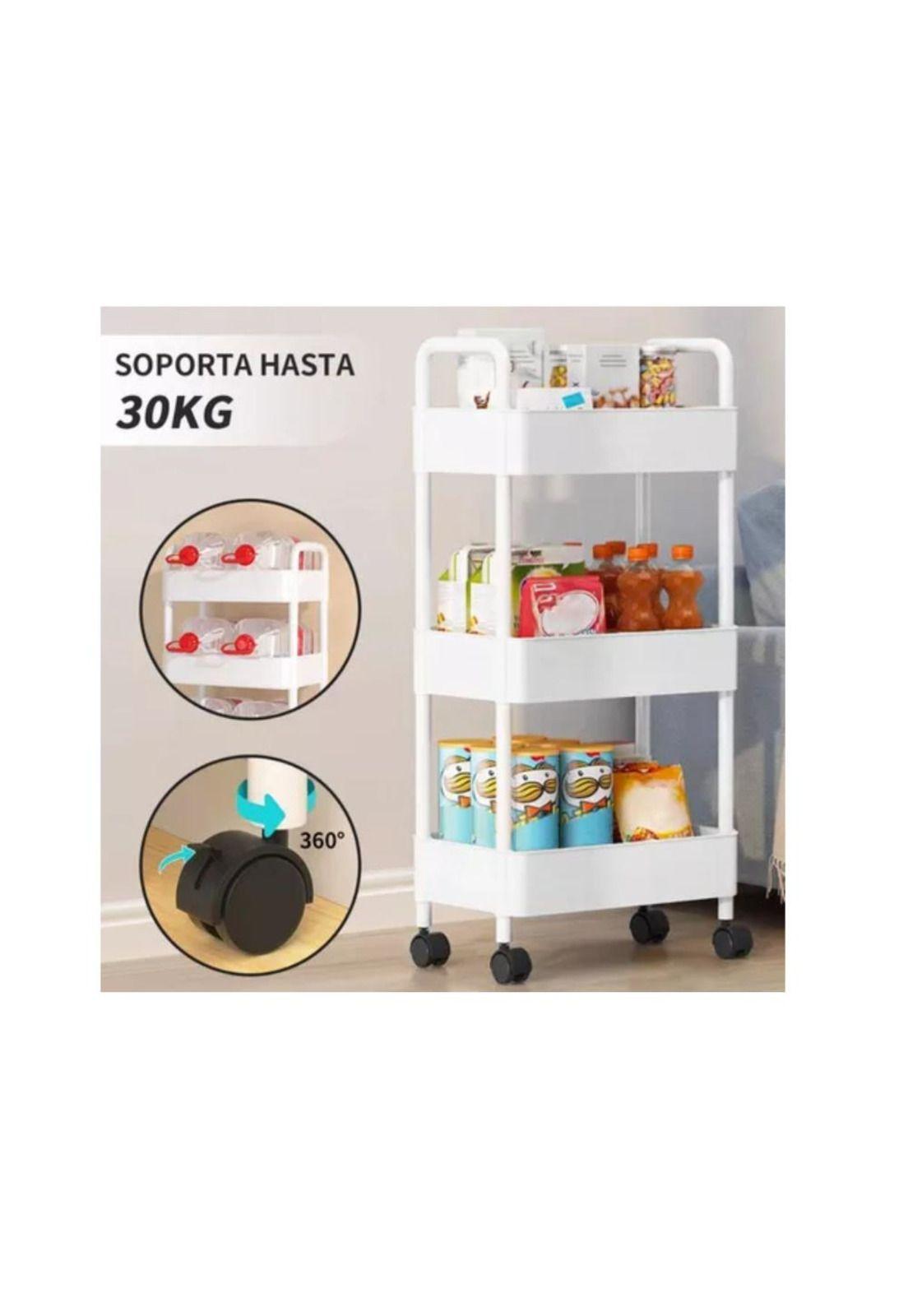 Carro Carrito Organizador Multiuso 3 Niveles Almacenamiento-3