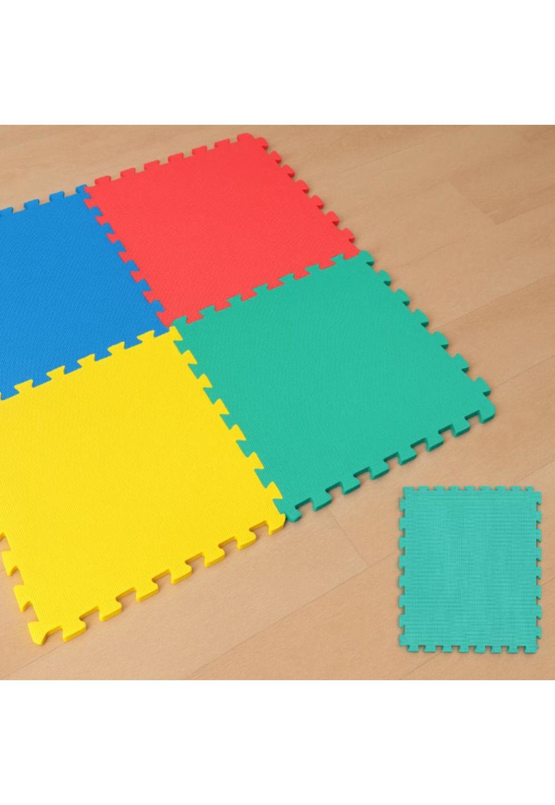 Alfombra Goma EVA   60x60 cm Infantil 12 Piezas de Colores-2