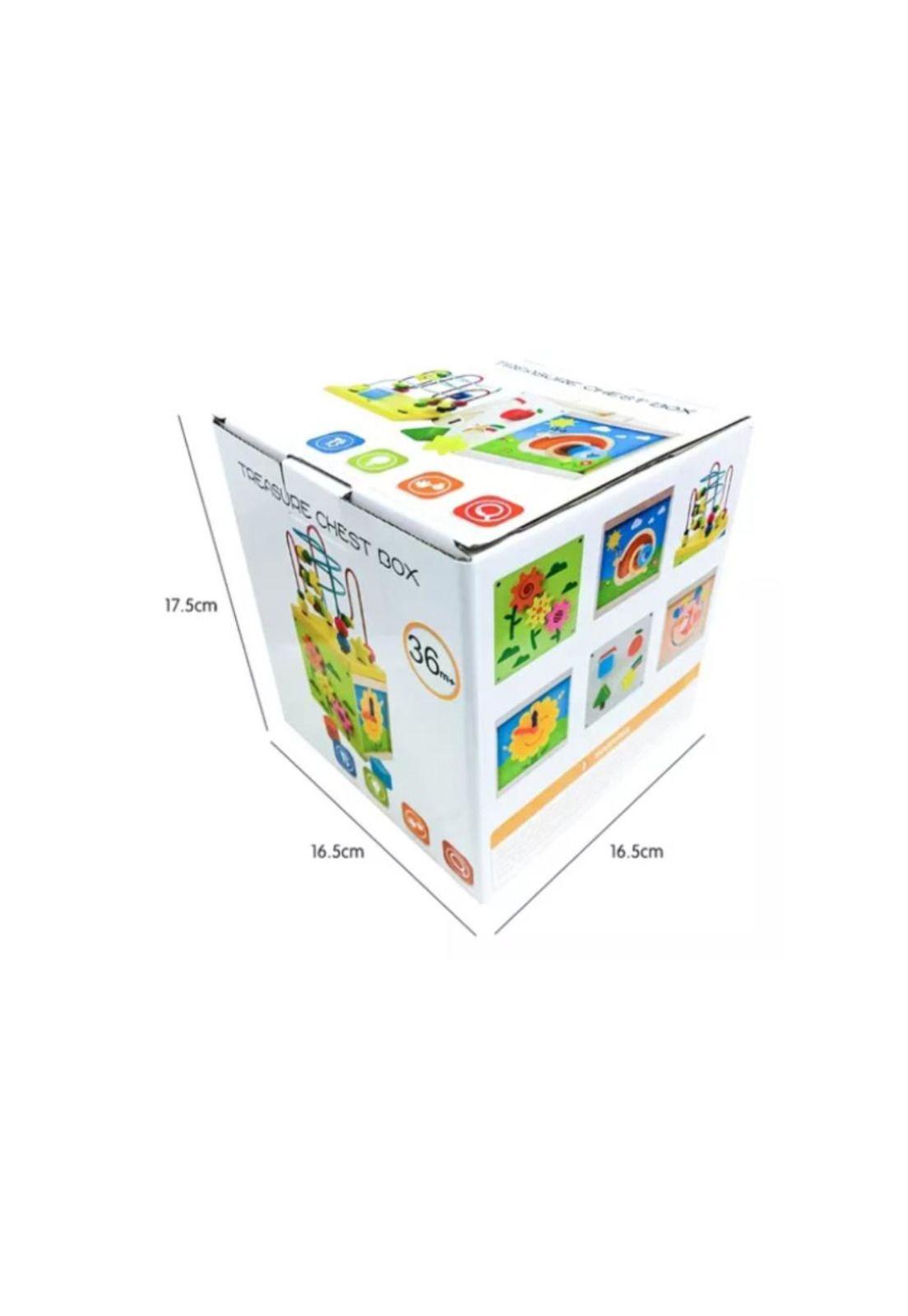 Cubo Juguete De Madera Didáctico Montessori Bebe Infantil-5