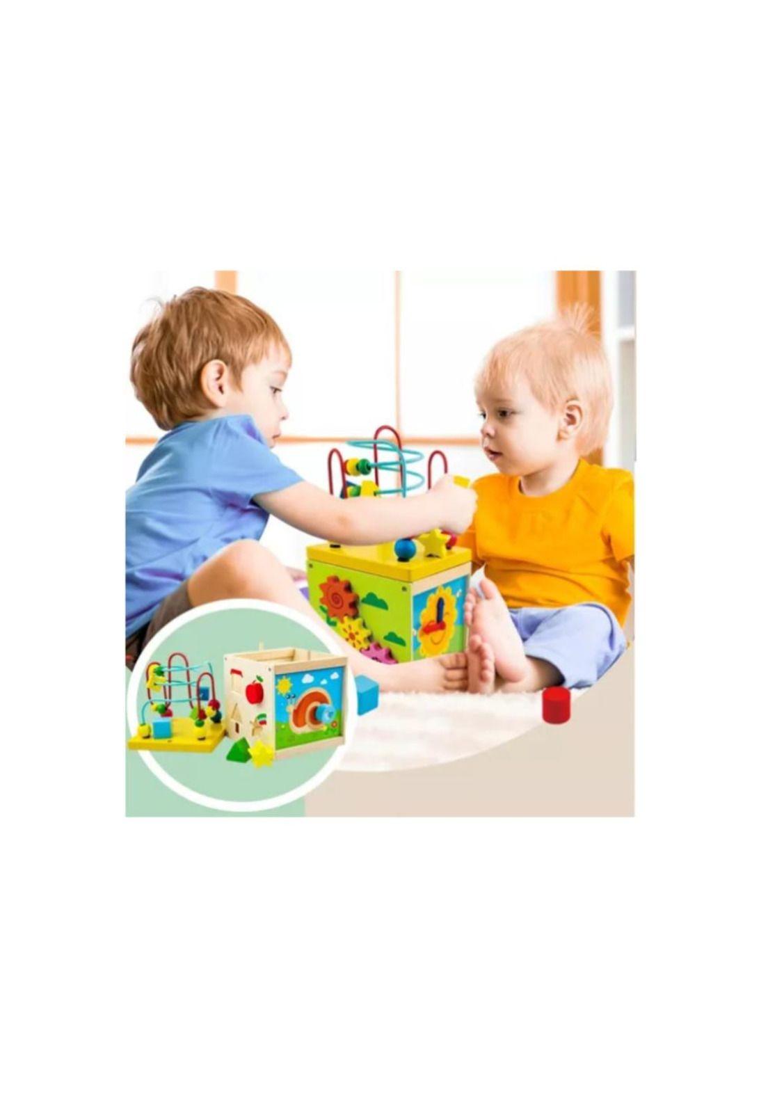 Cubo Juguete De Madera Didáctico Montessori Bebe Infantil-6