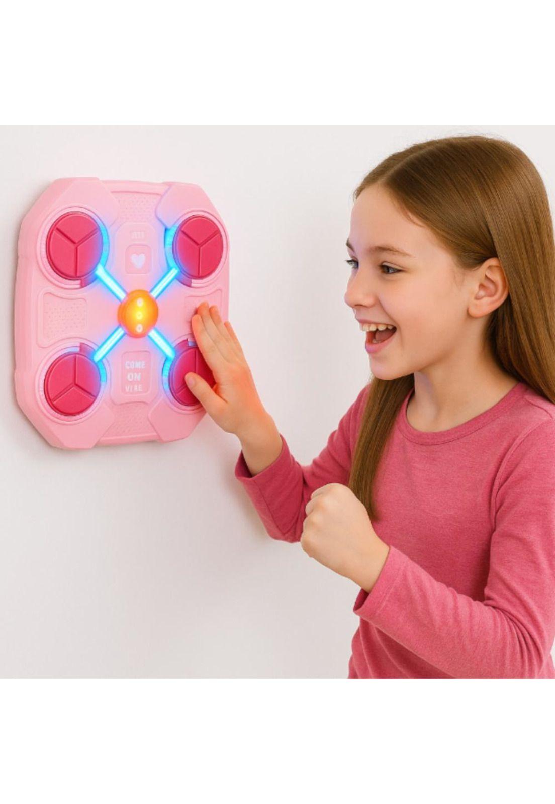 Máquina de Boxeo Musical Rosa Bluetooth para Niñas 8-12 Años-2