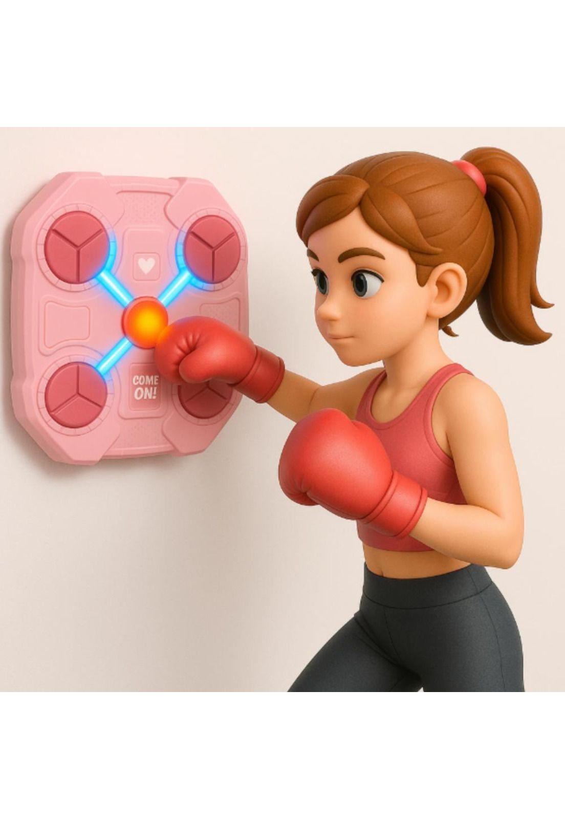 Máquina de Boxeo Musical Rosa Bluetooth para Niñas 8-12 Años-3