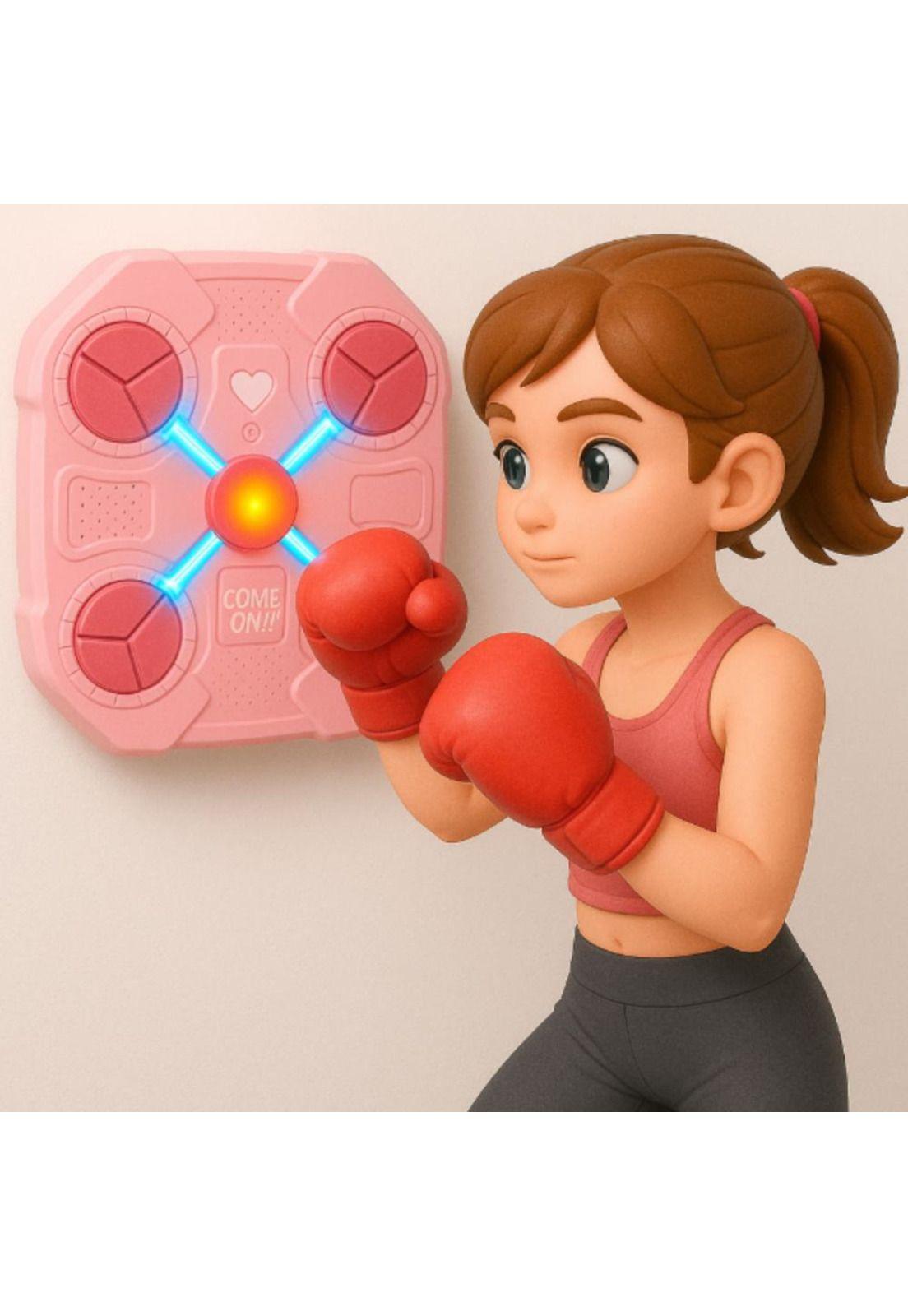 Máquina de Boxeo Musical Rosa Bluetooth para Niñas 8-12 Años-4