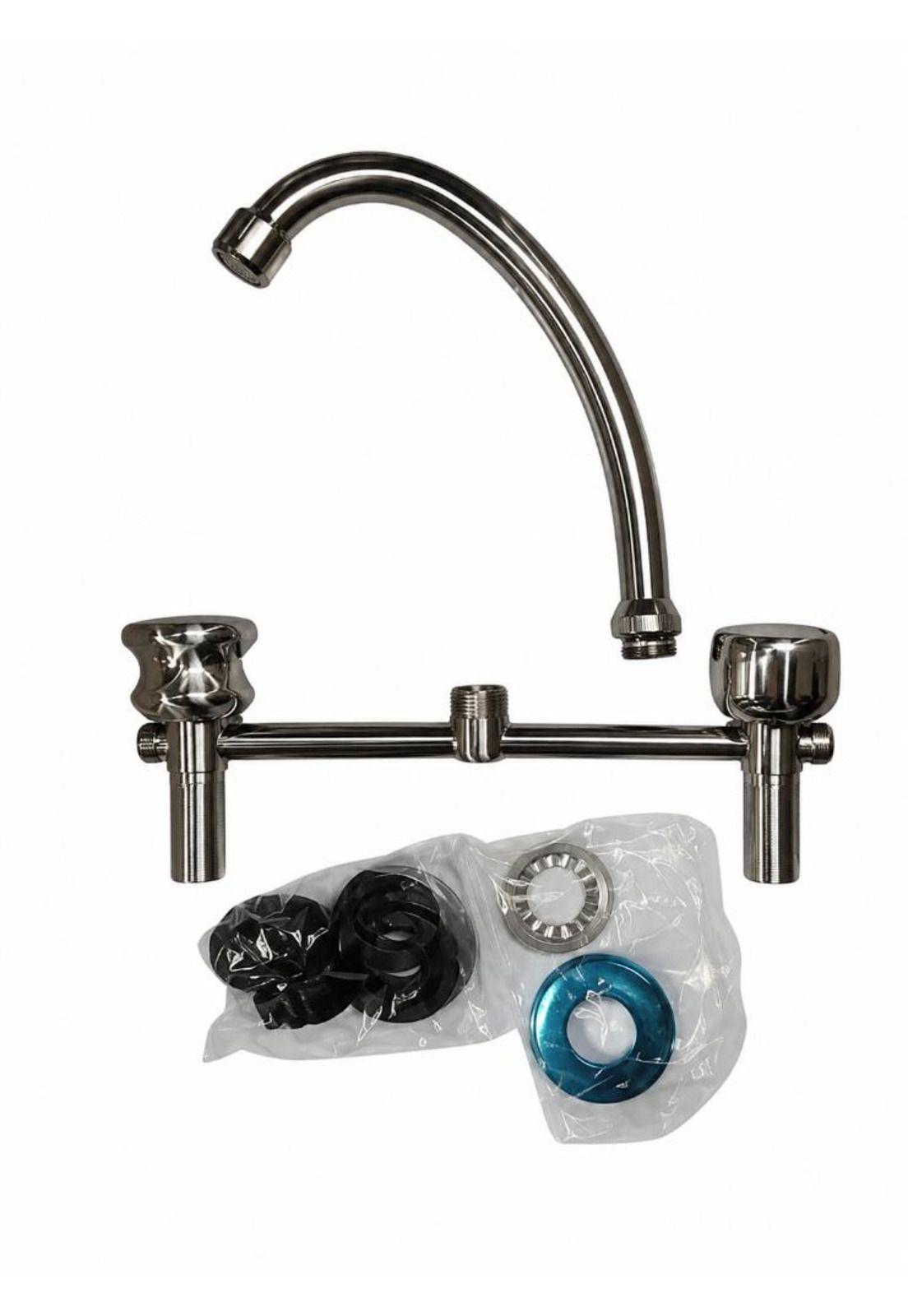 Llave Combinación Lavaplatos Fas Calidad Superior-3