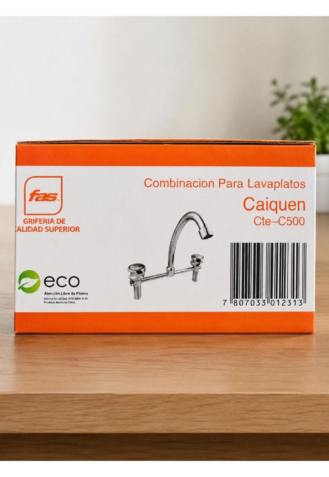 Llave Combinación Lavaplatos Fas Calidad Superior-4