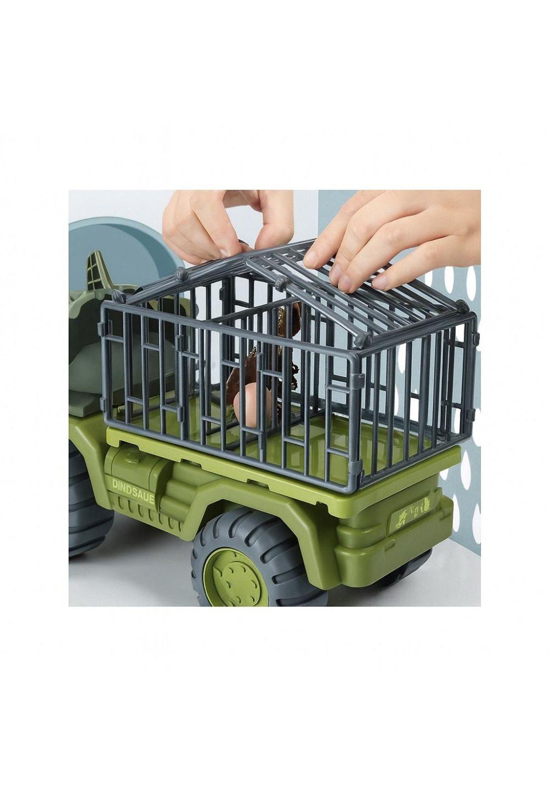 Camión Transporte Dinosaurios Triceratops Rex Juguete Niños-5