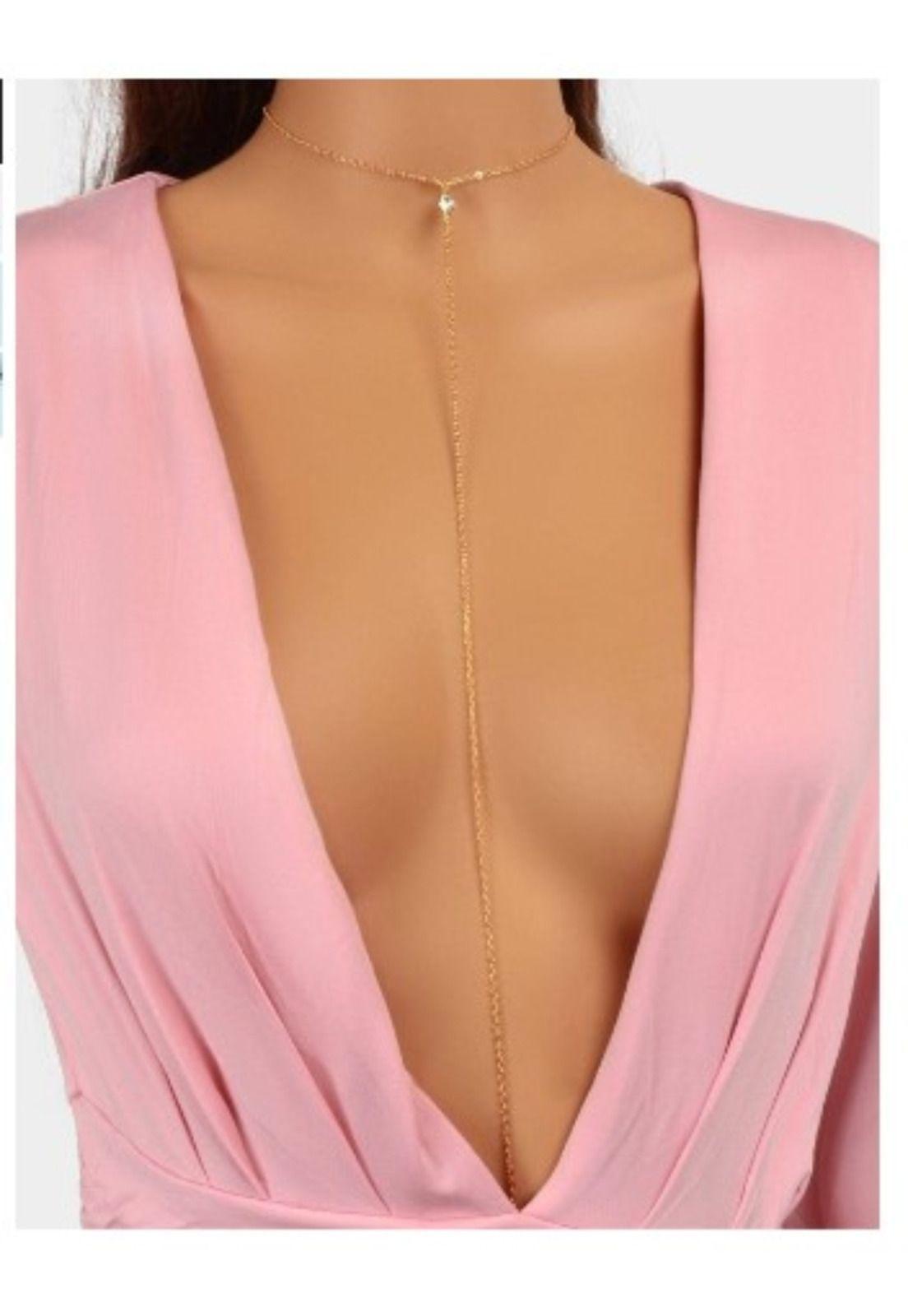 Cadena/Collar para el Cuerpo Pecho Diva-0