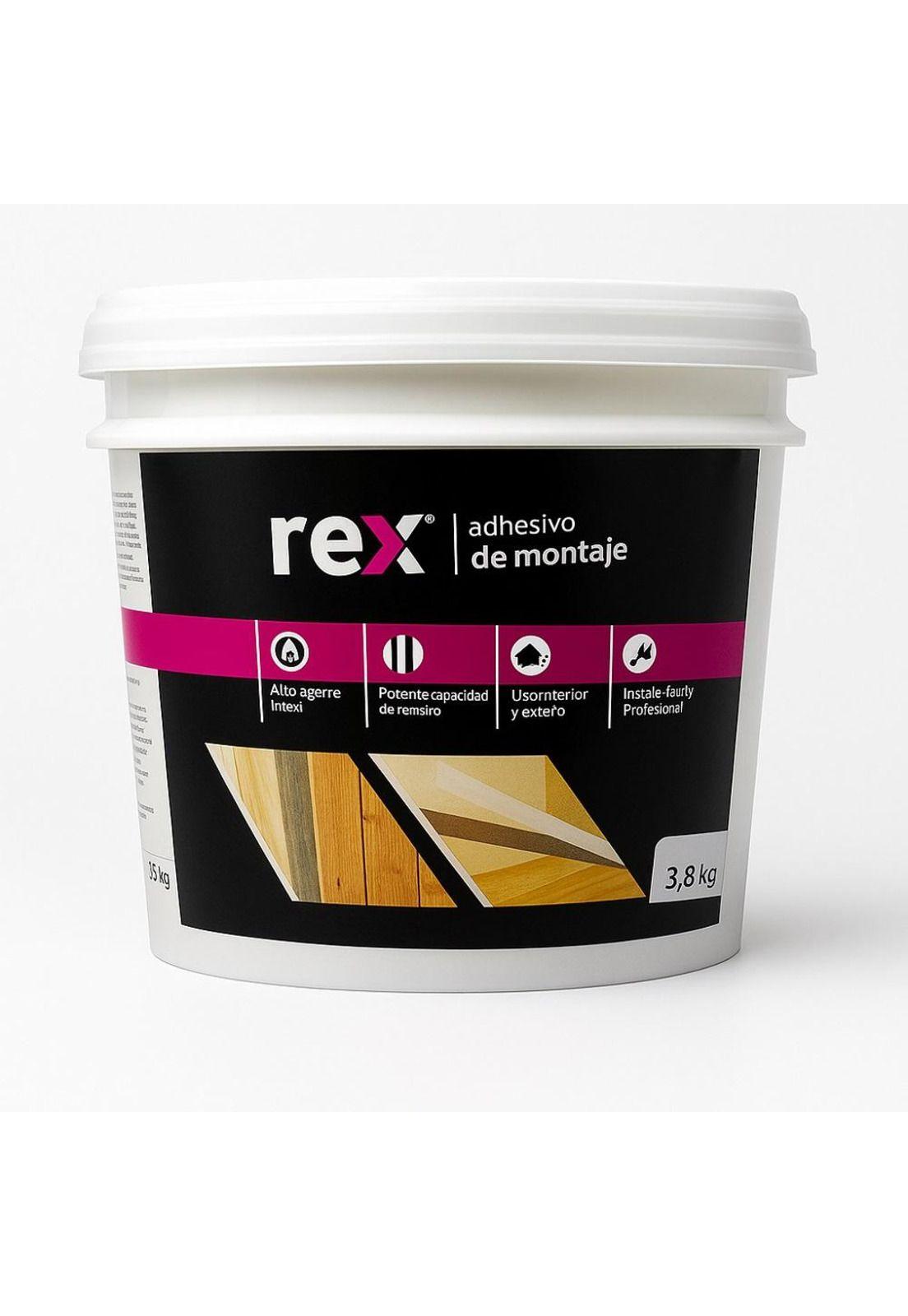 Adhesivo De Montaje 3.8Kg. Rex-2