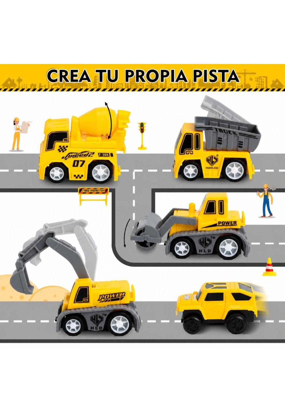 Set Pista De Autos Infantil Bloques Armables-6