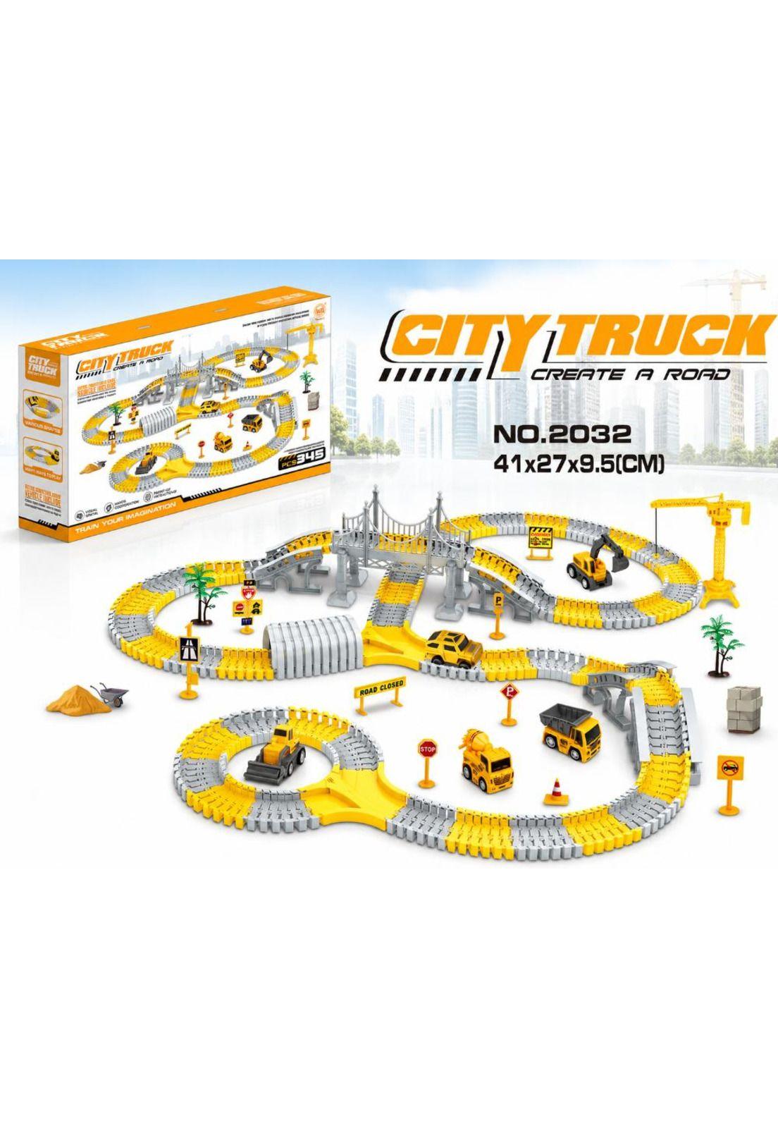 Set Pista De Autos Infantil Bloques Armables-9