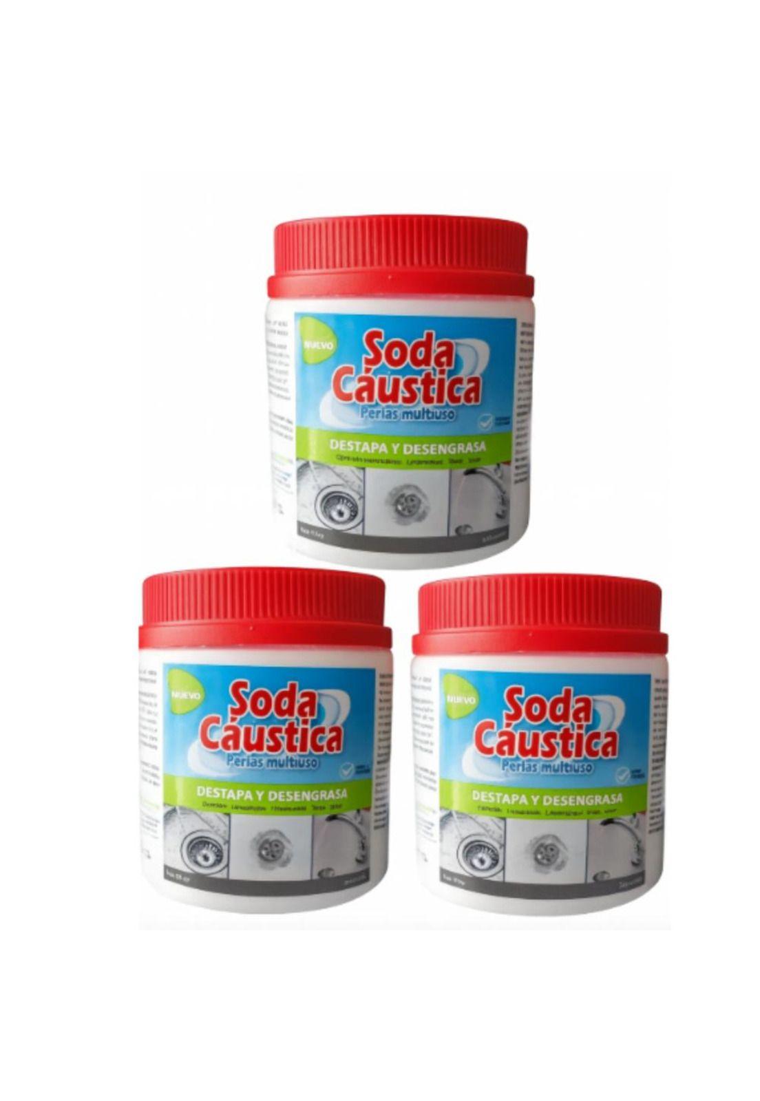 Soda Cáustica En Perlas Pote 1/2kg Passol Original-2