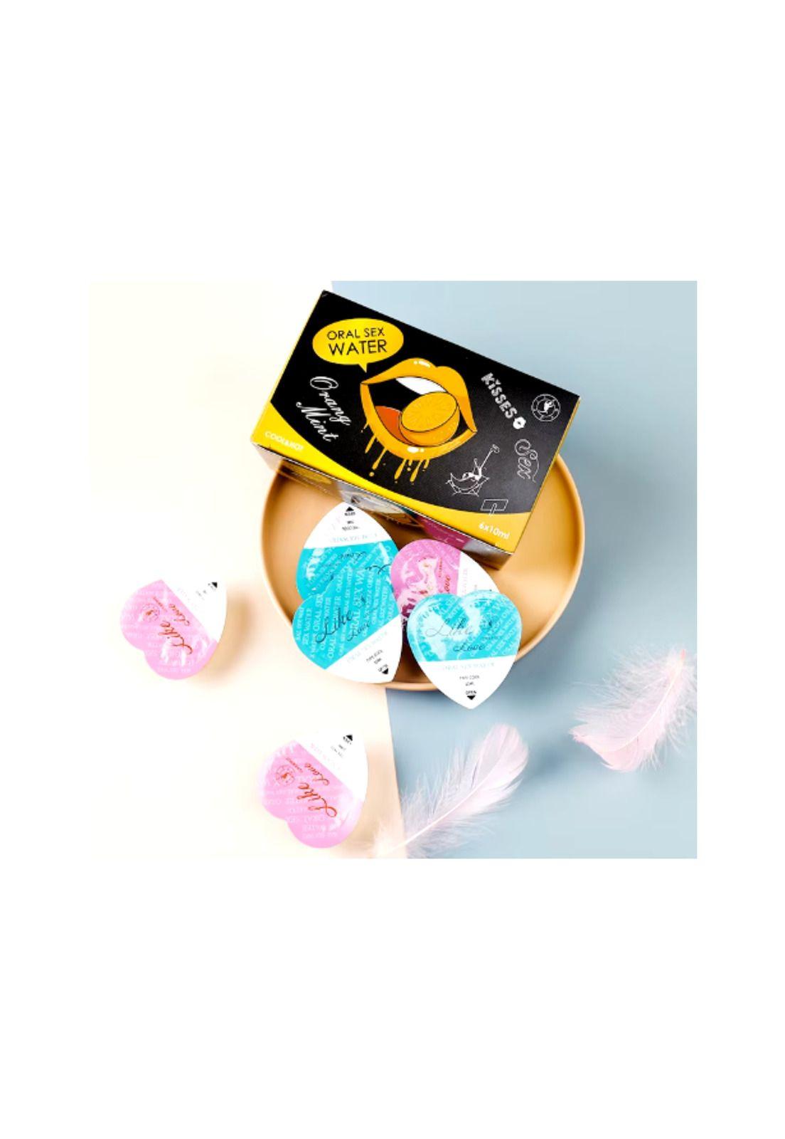 Saborizante Para Sexo Oral Hot&cold Sabor Naranja 6un-1