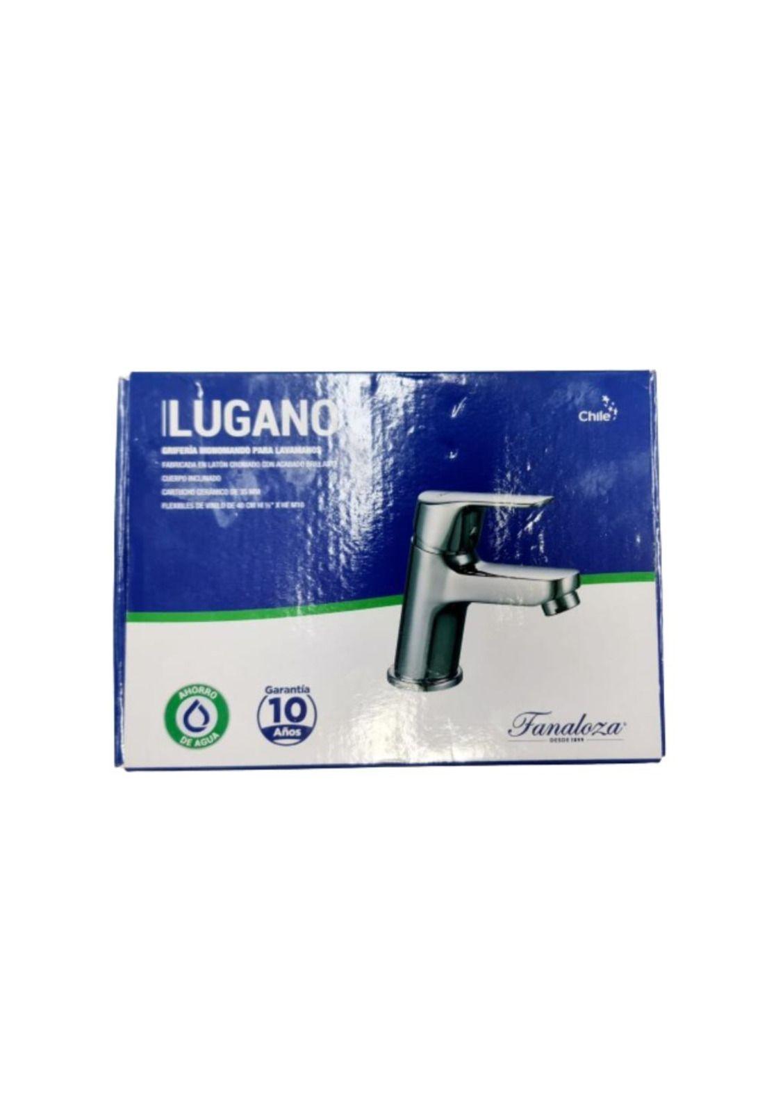 Llave Monomando Lavamanos Lugano Fanaloza Garantia 10 Años Ahorro de Agua-3