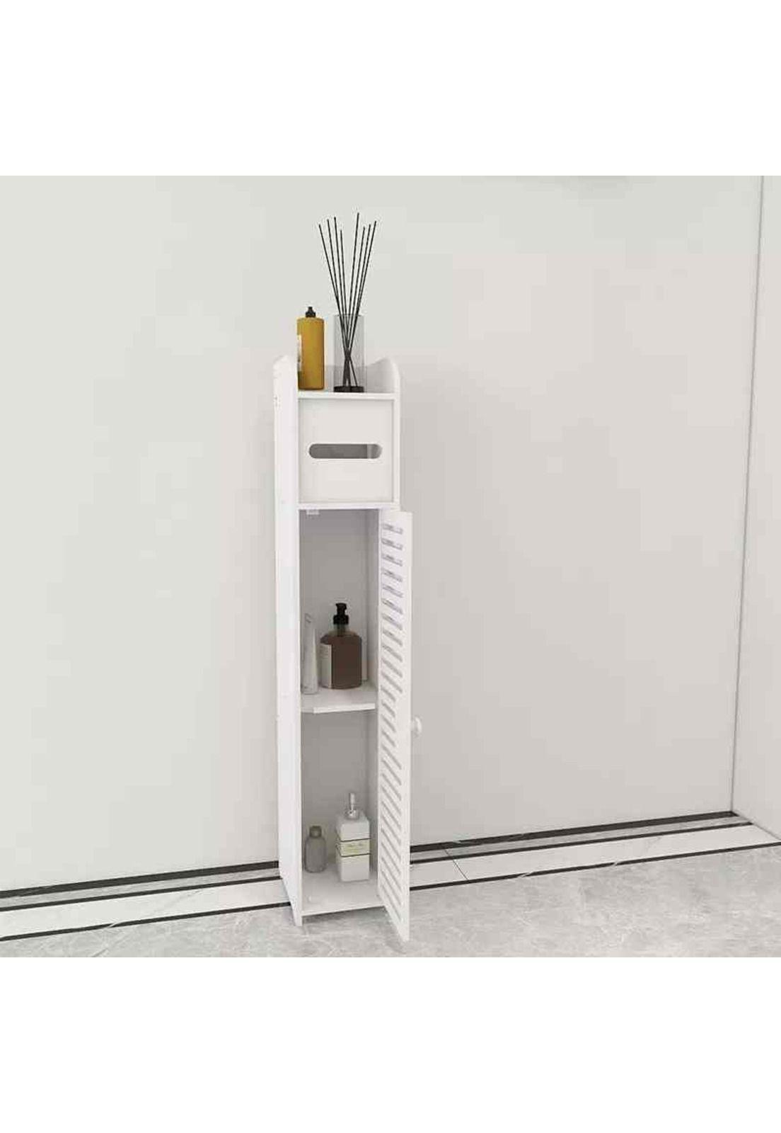 Estante De Baño Organizador Blanco 80x15x15-2
