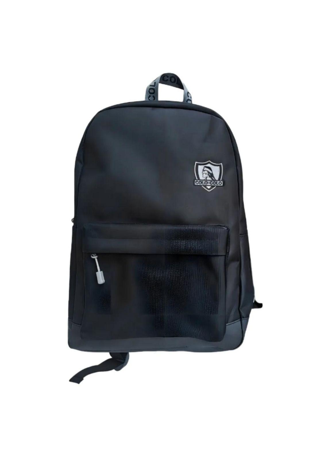 Set Mochila Lonchera estuche ColoColo 3 Piezas Escolar Negro-4