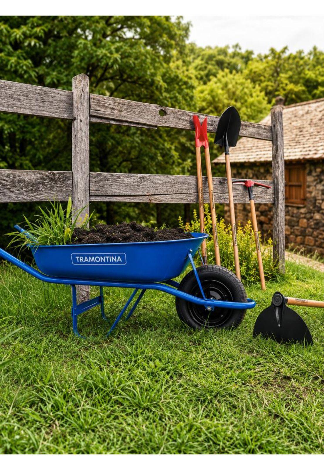Carretilla Liviana Jardinería Multiuso 50lts Tramontina-4